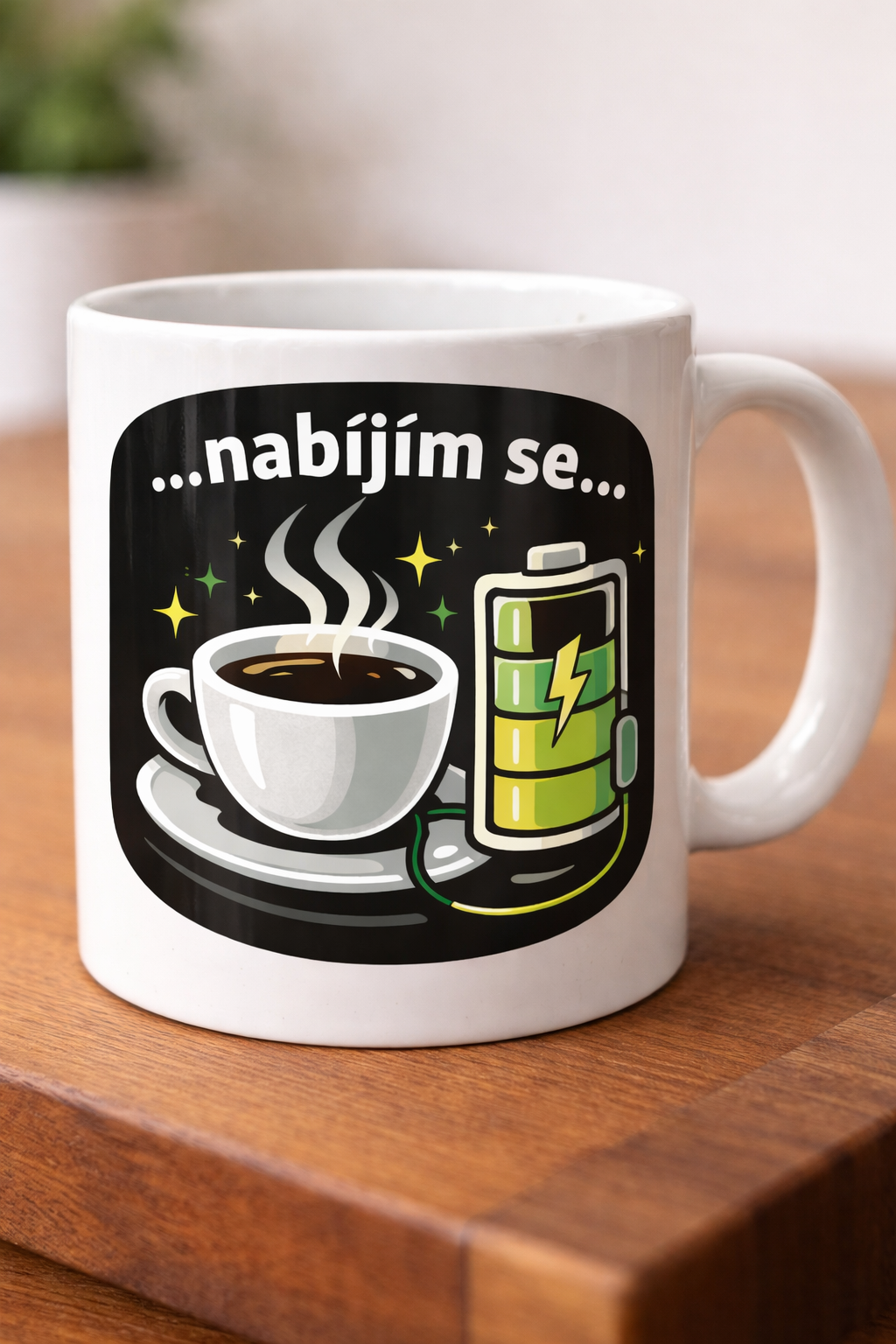 Hrnek …nabíjím se… ☕⚡